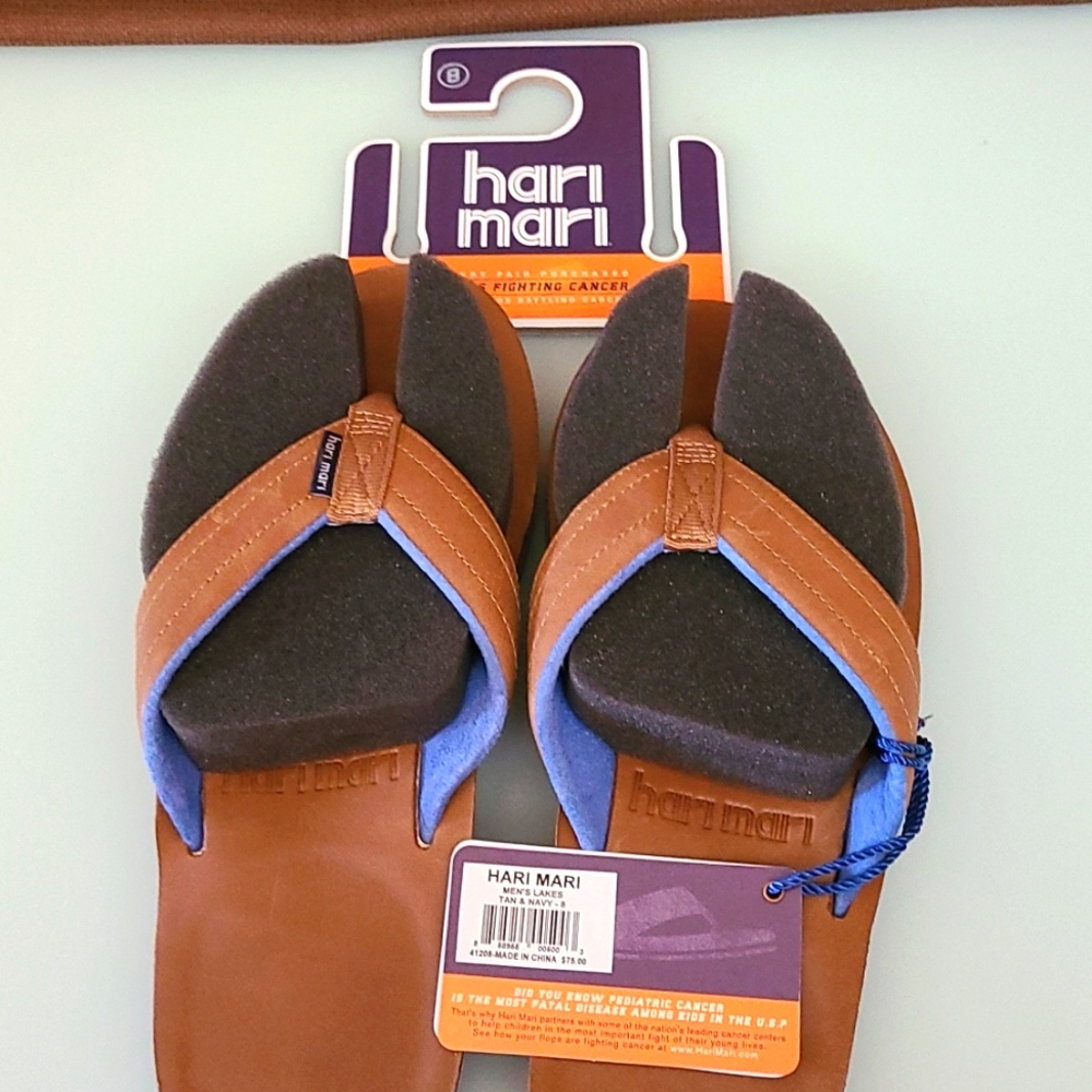 Hari Mari Leather Slides